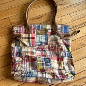 UNIONBAY Multicolor Patchwork Plaid Y2K Purse